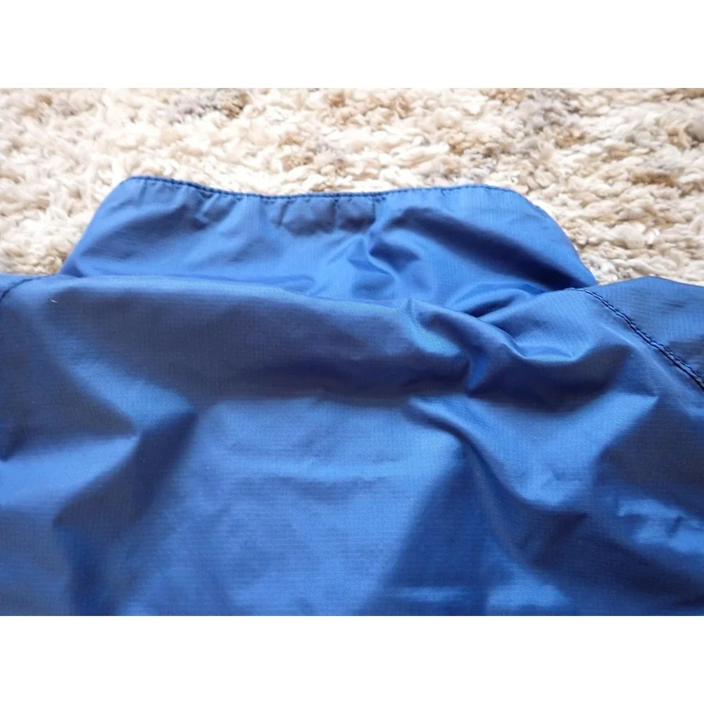 The North Face Windbreaker Jacket‎ Mens XL Blue Excellent Packable Stow Pocket